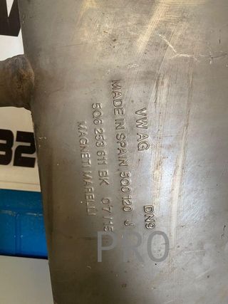 Seat leon 5F tubo de escape ref: 5Q6253611BK