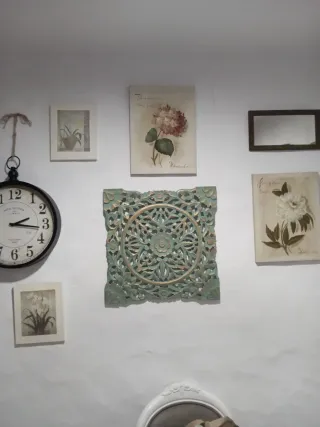 Panel Decorativo Madera Tallada Estilo Balinés