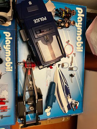 Playmobil Coche Policía sin Barco de policía