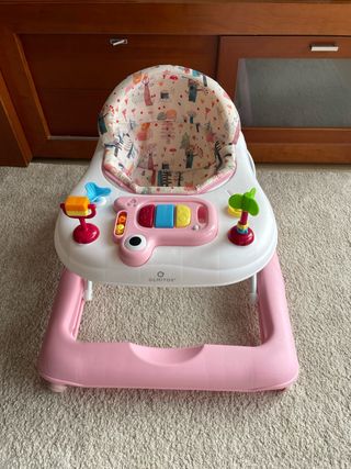 Andador bebé OLMITOS rosa con juegos