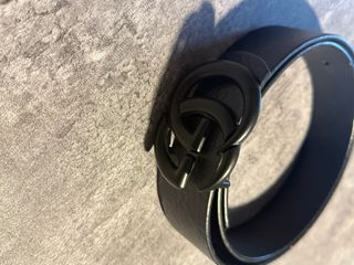 Cintura Gucci Doppia G Nera