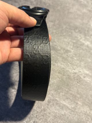 Cintura Gucci Doppia G Nera