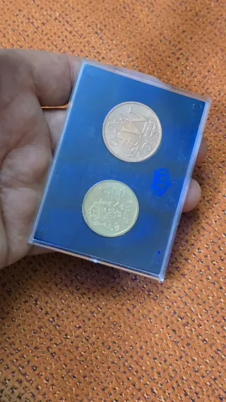 Estuche 500 pts 1987 Bodas Reyes