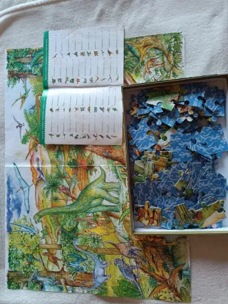 Puzzle 100 piezas Dinosaurios Djeco