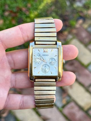 Orologio Seiko Tank Multifunzione Vintage Retrò