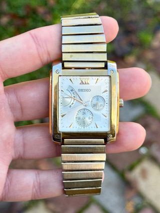 Orologio Seiko Tank Multifunzione Vintage Retrò