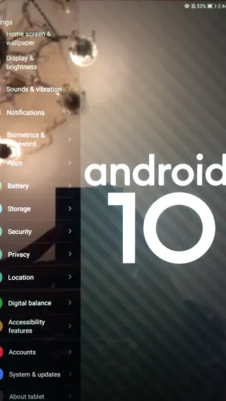 Tablet Huawei + Custodia Resistente