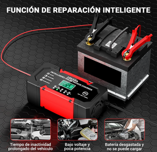 Cargador inteligente 12V 10A para baterías
