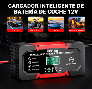 Cargador inteligente 12V 10A para baterías
