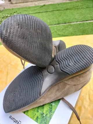 Scarpe P-83 camoscio beige n.40