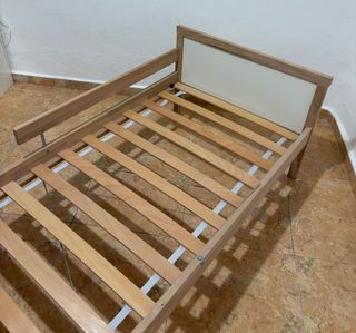 Estructura cama infantil 160x70cm +somier +colchón