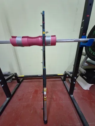 Carrete de pesca SH-8 Front Drag Y Caña 2/40  medi