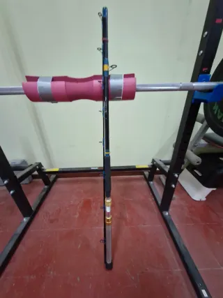 Carrete de pesca SH-8 Front Drag Y Caña 2/40  medi