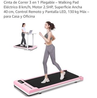 Cinta de Correr Plegable Walking Pad Rosa