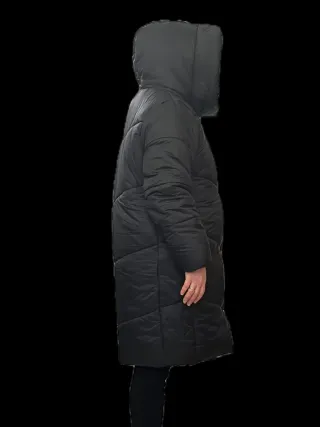 Plumas largo negro mujer Talla 40 NUEVO