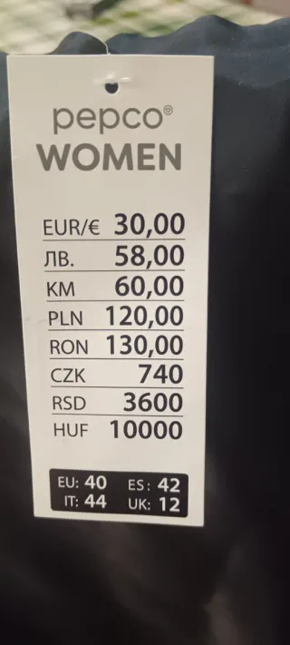 Plumas largo negro mujer Talla 40 NUEVO