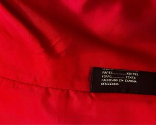 Chaqueta Piel Hervas Roja