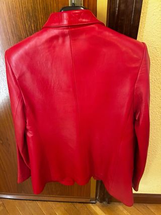 Chaqueta Piel Hervas Roja