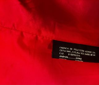 Chaqueta Piel Hervas Roja