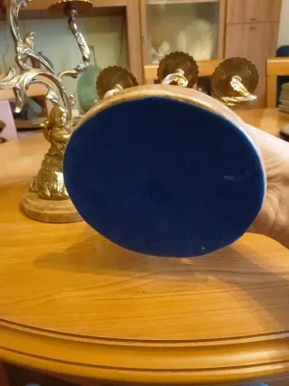 Candelabros de bronce antiguos