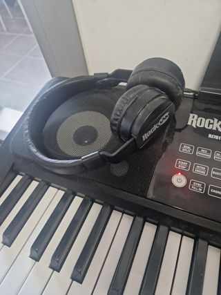 Teclado Rockjam con soporte y banqueta