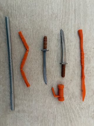 Lote Figuras Tortugas Ninja 2012 + Armas