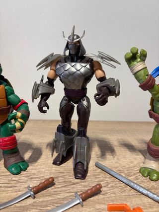 Lote Figuras Tortugas Ninja 2012 + Armas