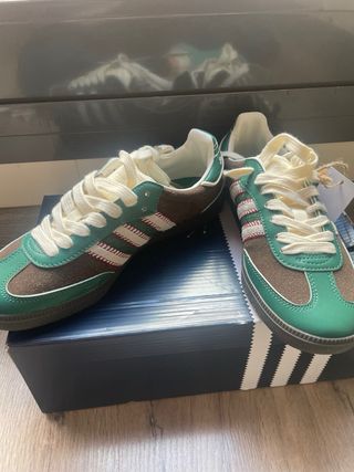 Adidas Samba OG Veganas Marrón/Verde