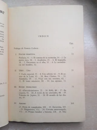 Una odisea espacial 2001. Arthur C. Clarke.