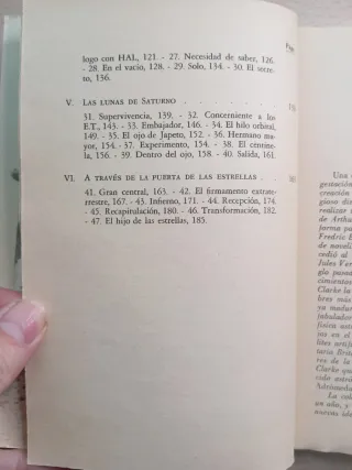 Una odisea espacial 2001. Arthur C. Clarke.