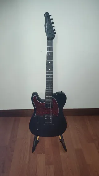 Guitarra zurda Harley Benton TE-20HH Negra