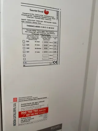 Caldera Saunier Duval Blanca