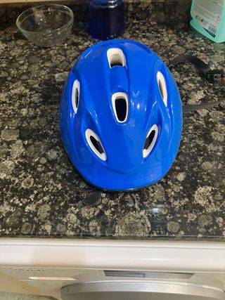 Casco Bicicleta Niño Azul