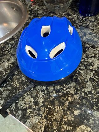 Casco Bicicleta Niño Azul