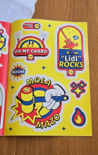 Pegatinas Carrito Lidl