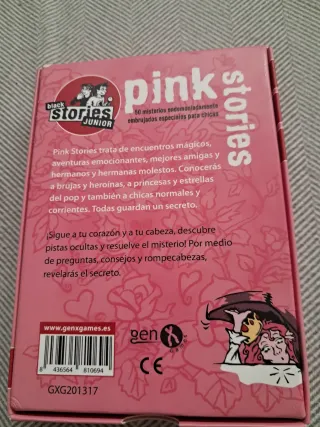 Juego de cartas Black Stories Junior Pink