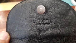 Monedero cartera piel estampado