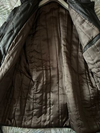 Vera pelle - Giacca imbottita vintage antracite