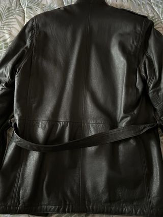 Vera pelle - Giacca imbottita vintage antracite