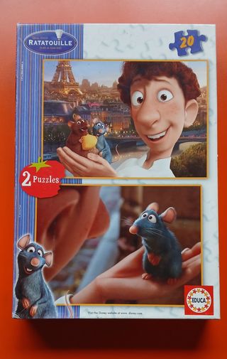 2 Puzzles Ratatouille Educa 20 piezas