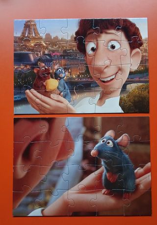 2 Puzzles Ratatouille Educa 20 piezas