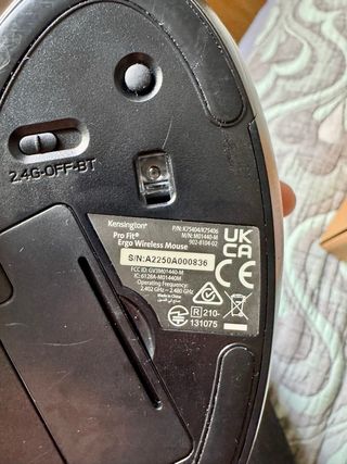 Ratón Kensington Pro Fit Ergo Inalámbrico