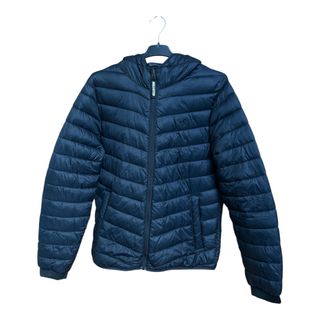 Abrigo Hollister Azul con Capucha