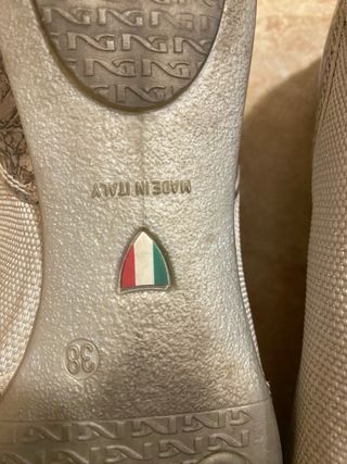 Sneakers Mephisto Donna Beige/Argento Tg 38