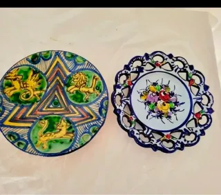 Lote de 6 Platos Decorativos Vintage