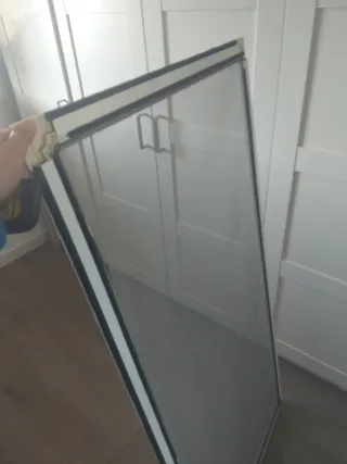 Mosquitera blanca para puerta/ventana