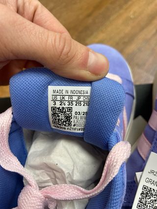 Zapatillas Adidas Niña Talla 35 Morado Rosa