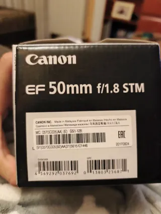 Objetivo Canon 50mm