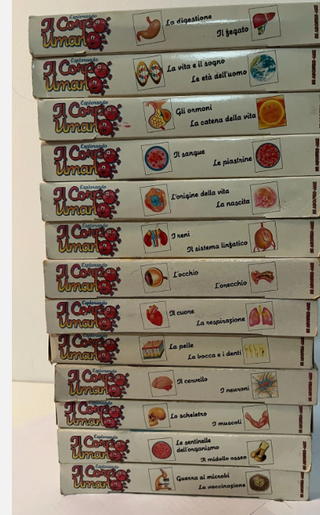 Esplorando il Corpo Umano De Agostini 13 VHS
