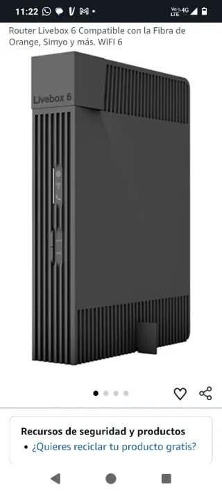 Router Livebox 6 WiFi 6